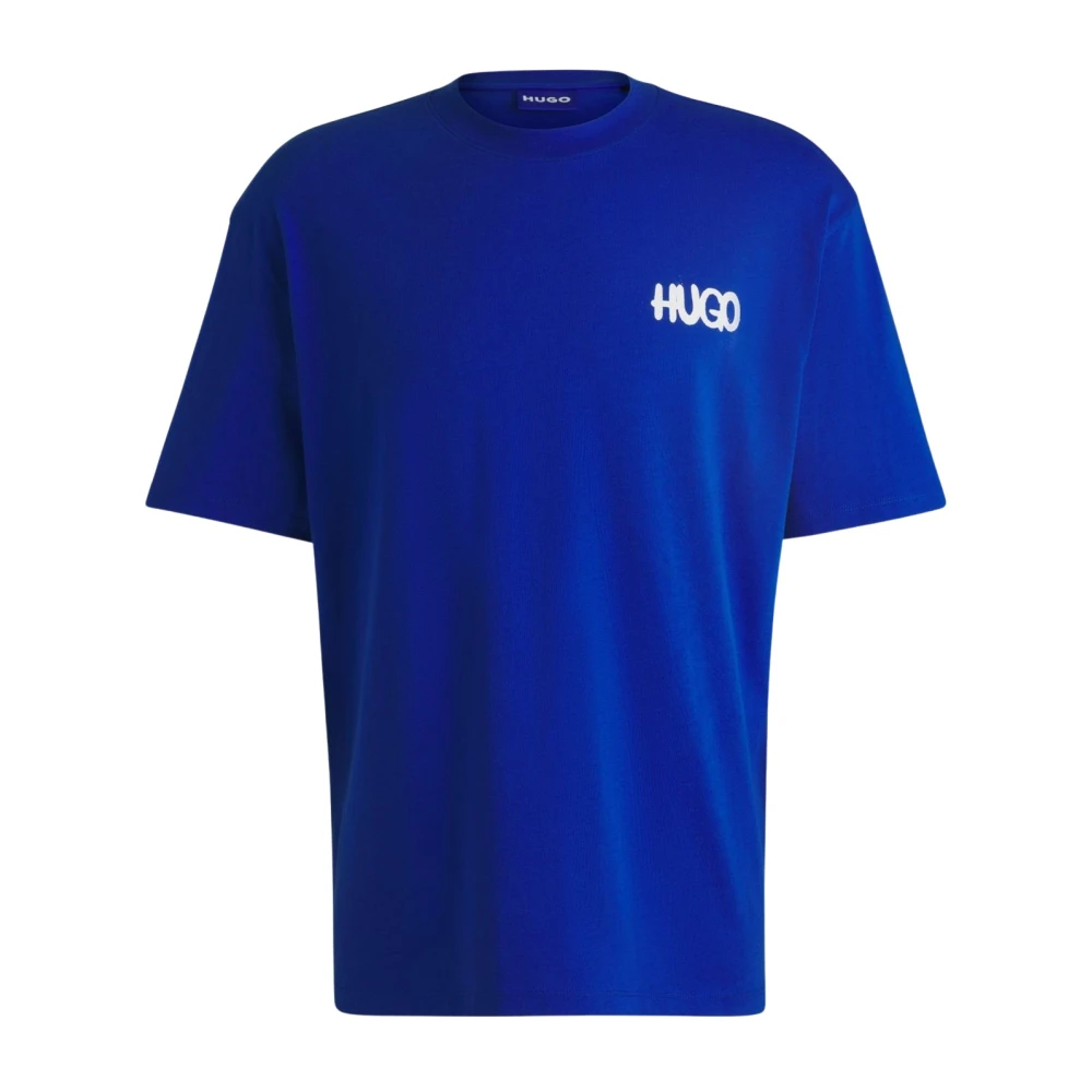 Hugo Boss Heren Casual T-shirt Blue Heren