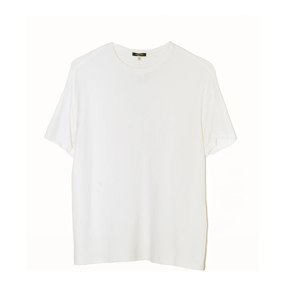 R13 Sömlös Boxy T-shirt White, Dam