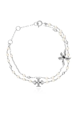 Glass Pearl Bracelet