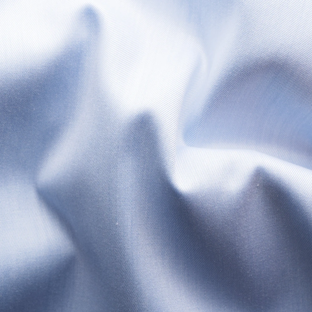 Eton Lichtblauw Signature Twill Eigentijds Overhemd Blue Heren