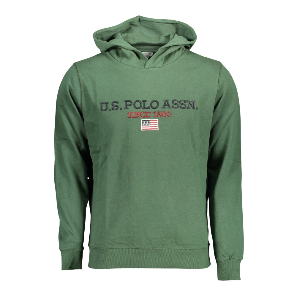 U.s. Polo Assn. Hombre Verde Sudaderas, Talla: 3XL