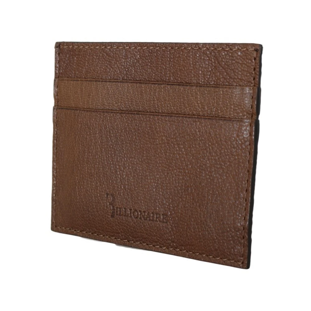 Billionaire Bruin Leren Herenportemonnee Brown Heren