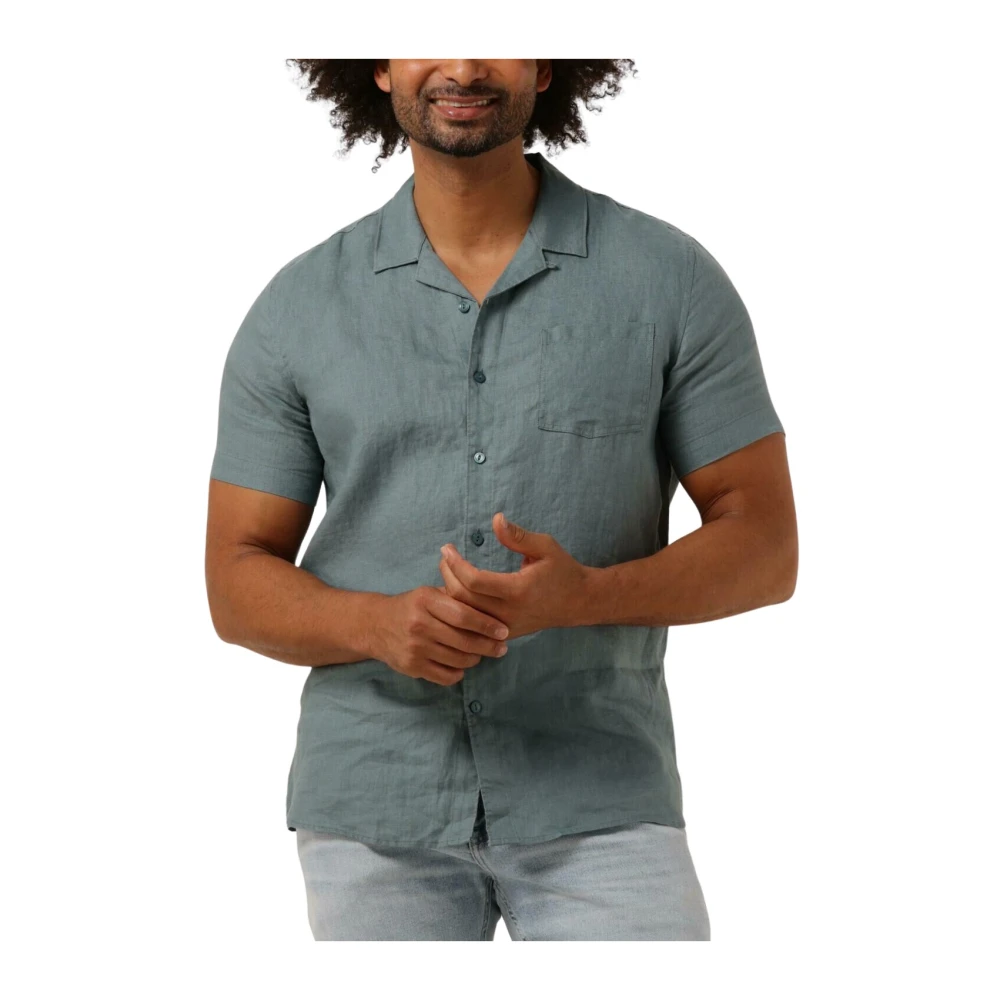 DSTREZZED Heren Overhemden Ds_colter Resort Shirt Groen