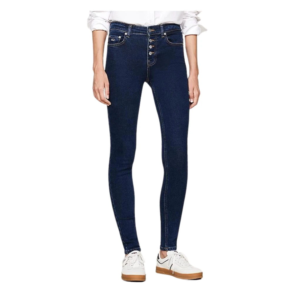 Tommy Hilfiger Skinny Fit Stretch Denim Jeans Blue Dames