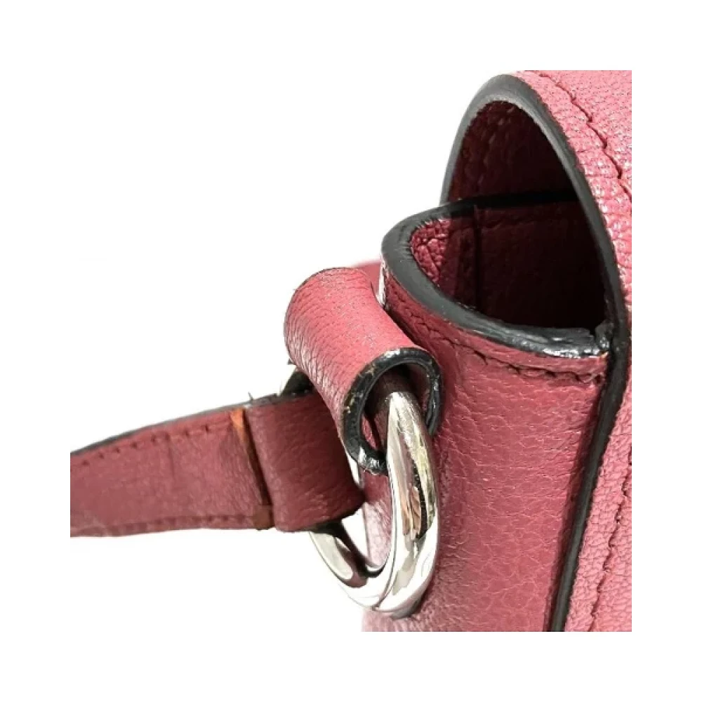 Miu Pre-owned Leather crossbody-bags Pink Dames