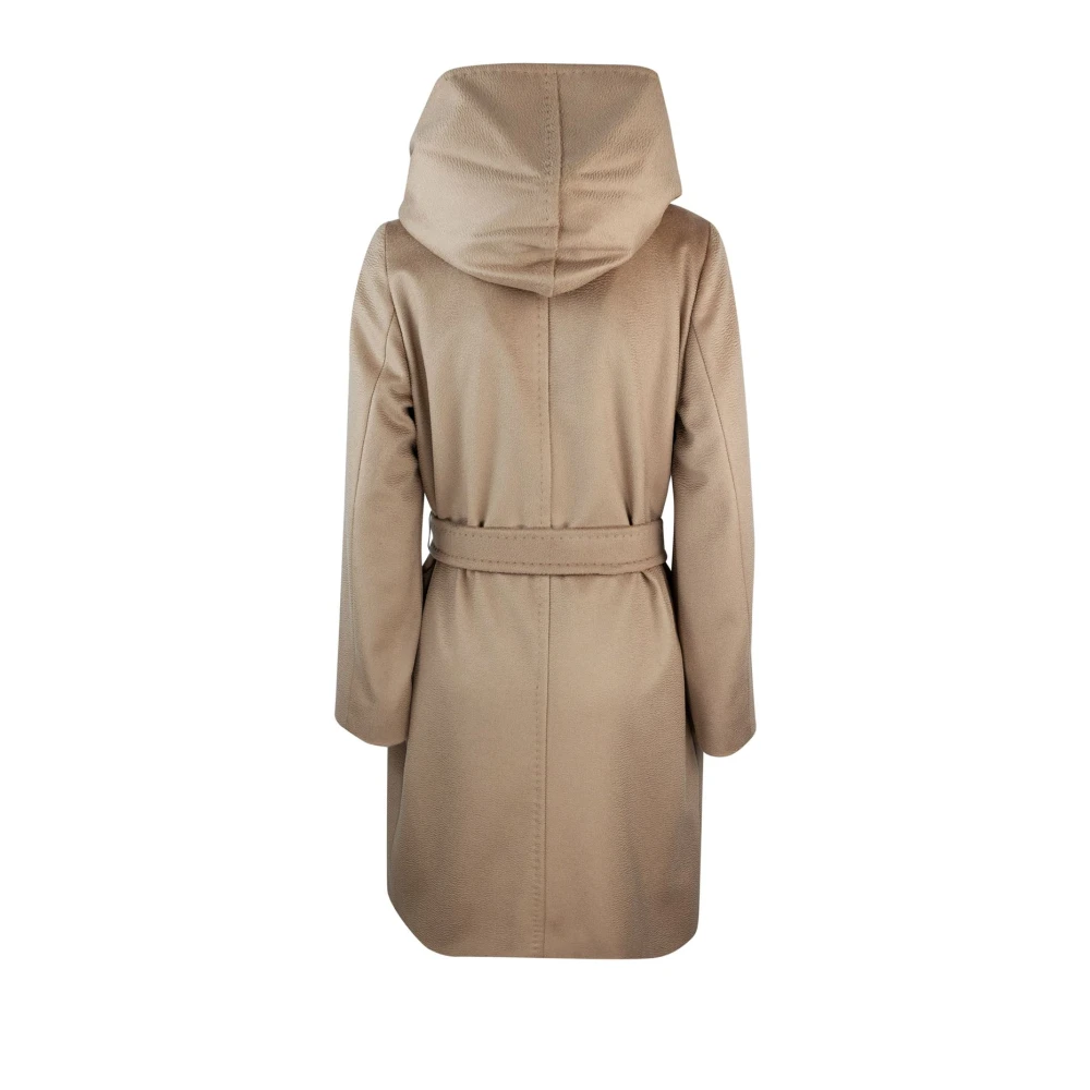 Max Mara Studio Bruine wollen jas Brown Dames