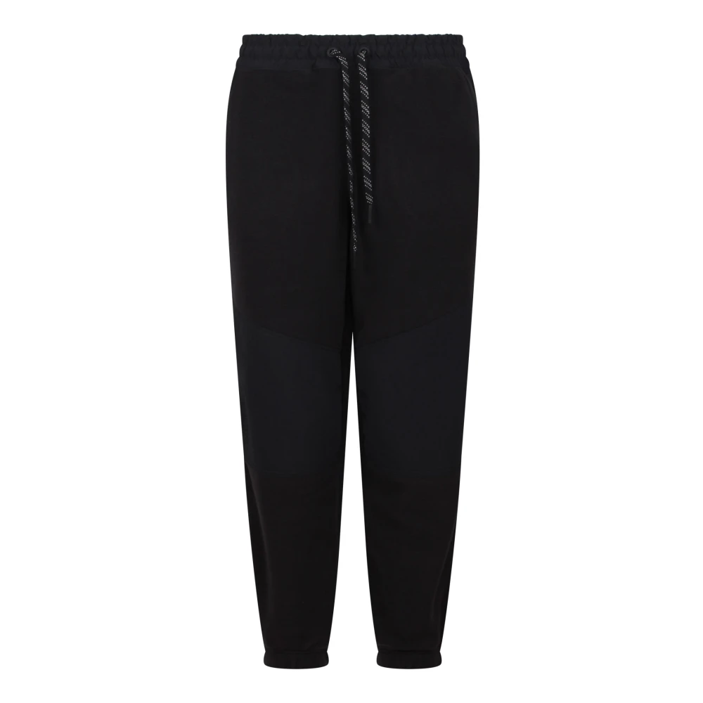 Moncler Geborduurde skibroek met zijlogo Black Dames