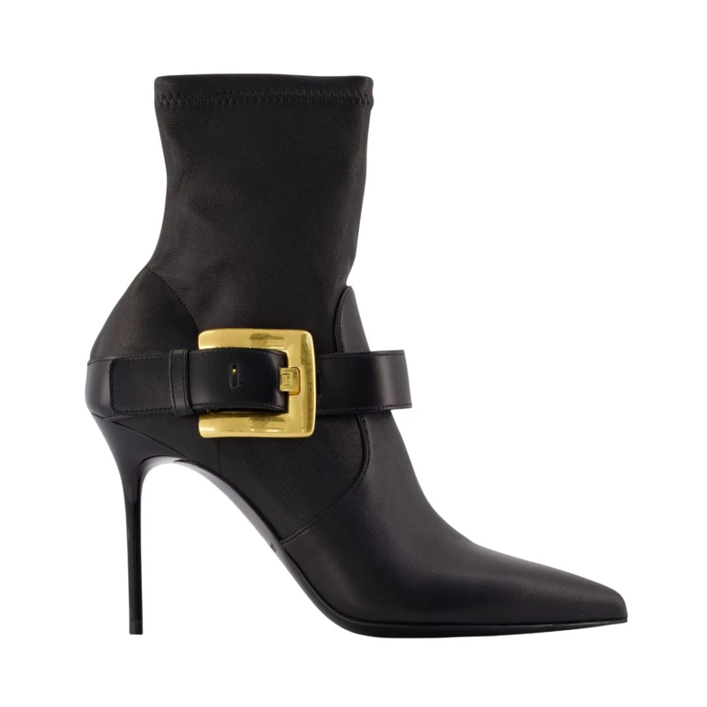 Balmain Donna Nero - Anthem Ankle Stivali - Shoes - 40 Eu