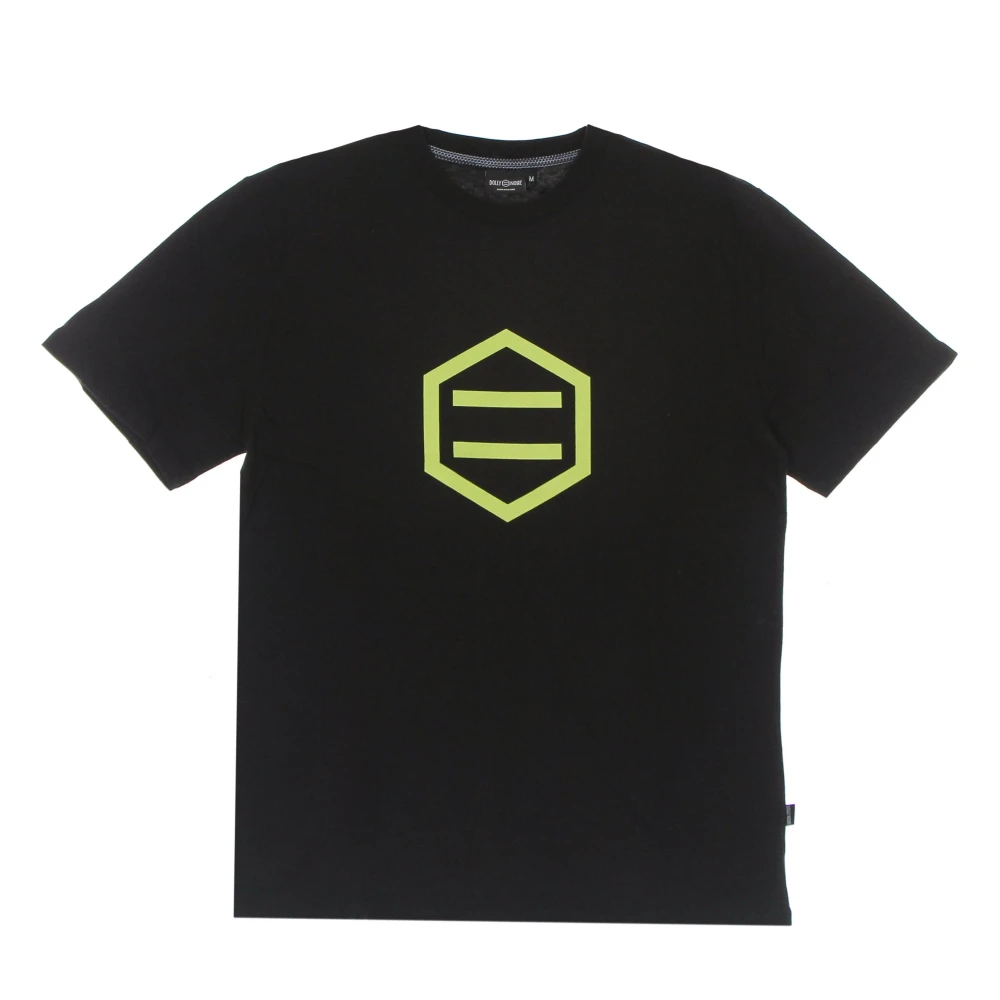 Dolly Noire Zwart Logo Tee Korte Mouw T-Shirt Black Heren
