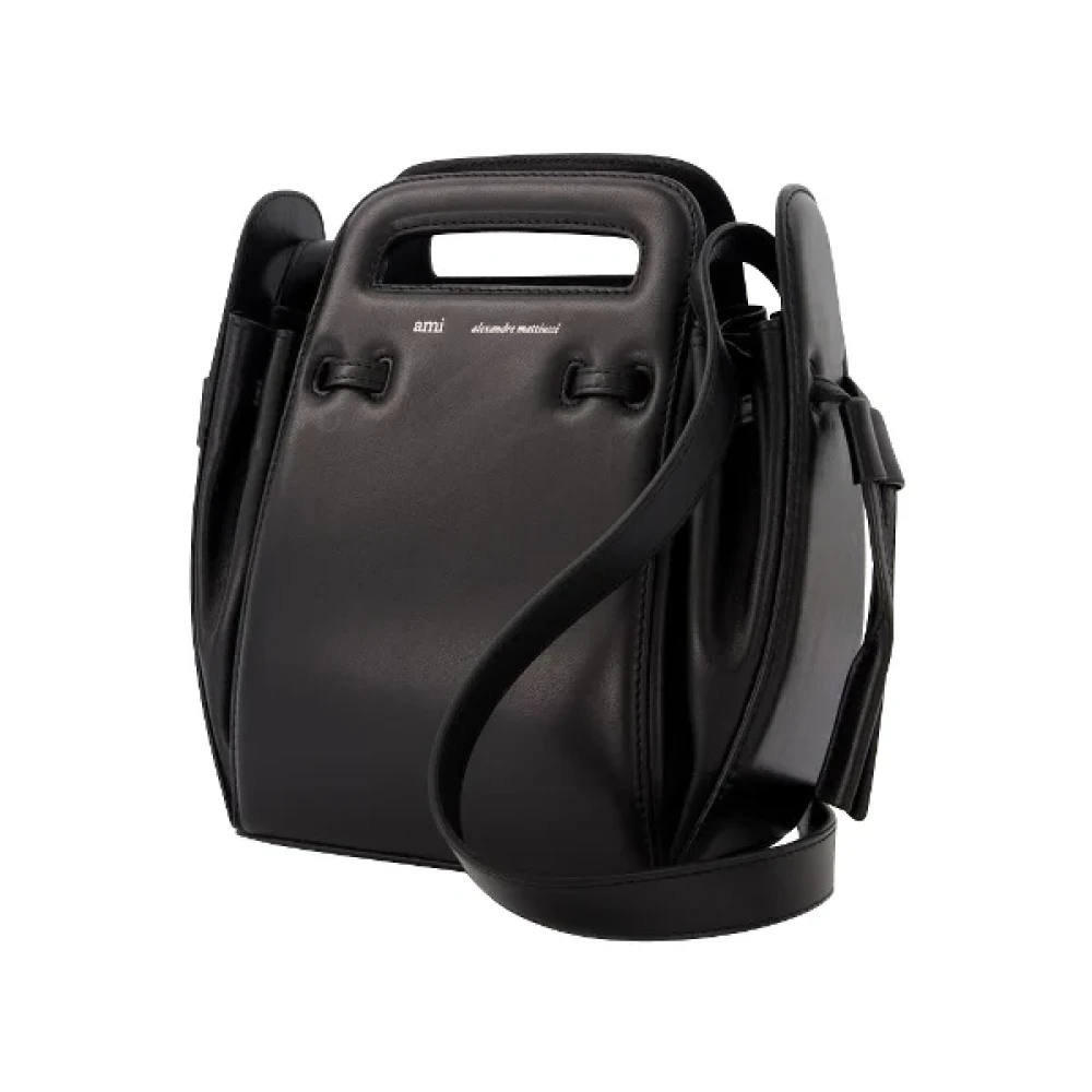 Ami Paris Leather handbags Black Dames
