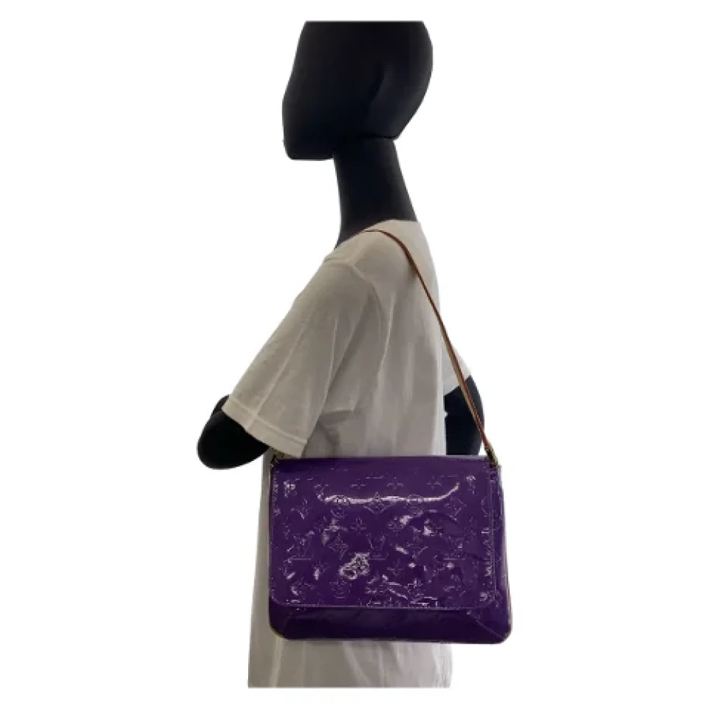 Louis Vuitton Vintage Pre-owned Leather crossbody-bags Purple Dames
