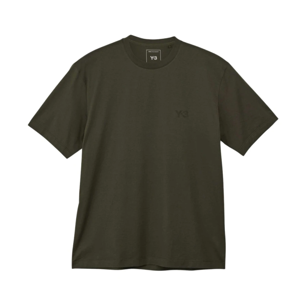 Y-3 Katoenen T-shirt voor dagelijks gebruik Green Heren
