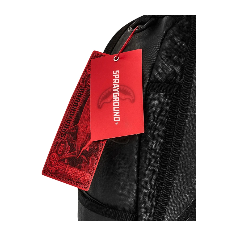 Sprayground Grijze Check Dlxsv Rugzak Black Unisex