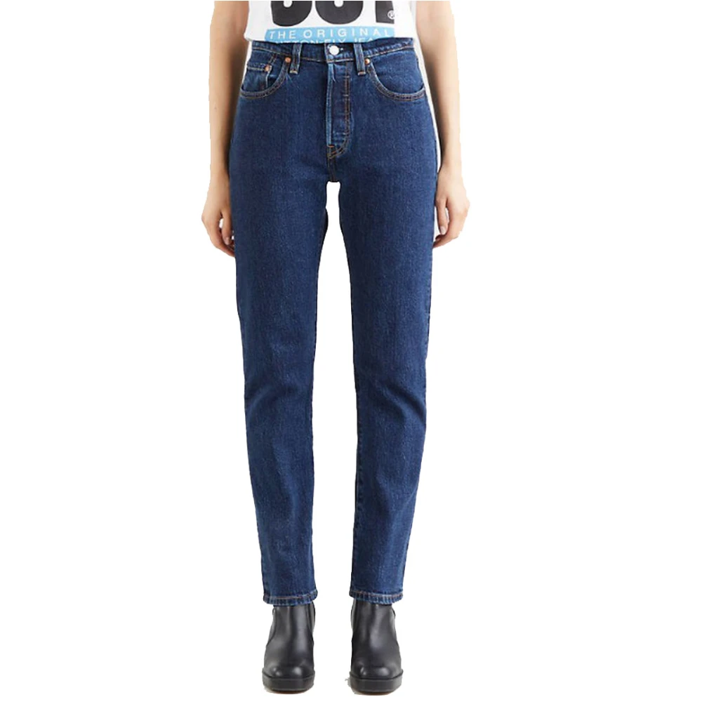 Levi's Slim-fit Jeans Blue Dames