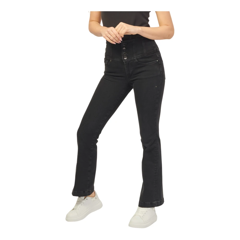 Guess High waist jeans met brede band