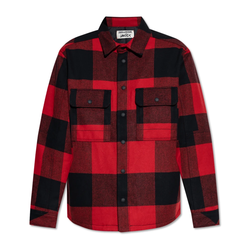 Zadig & Voltaire Geïsoleerd Shirt Trop Red Dames