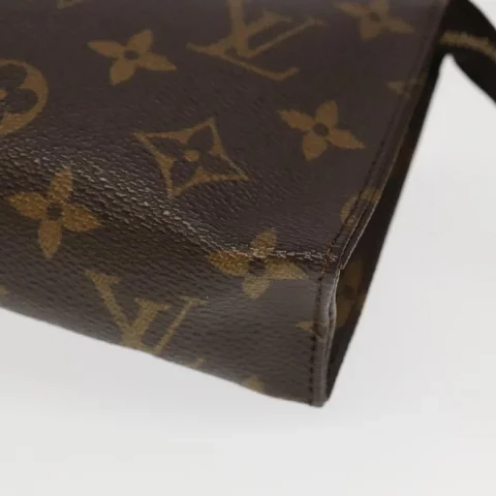 Louis Vuitton Vintage Pre-owned Canvas clutches Brown Dames