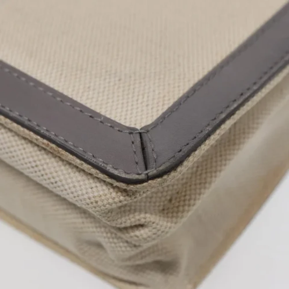 Balenciaga Vintage Pre-owned Canvas balenciaga-bags Beige Dames