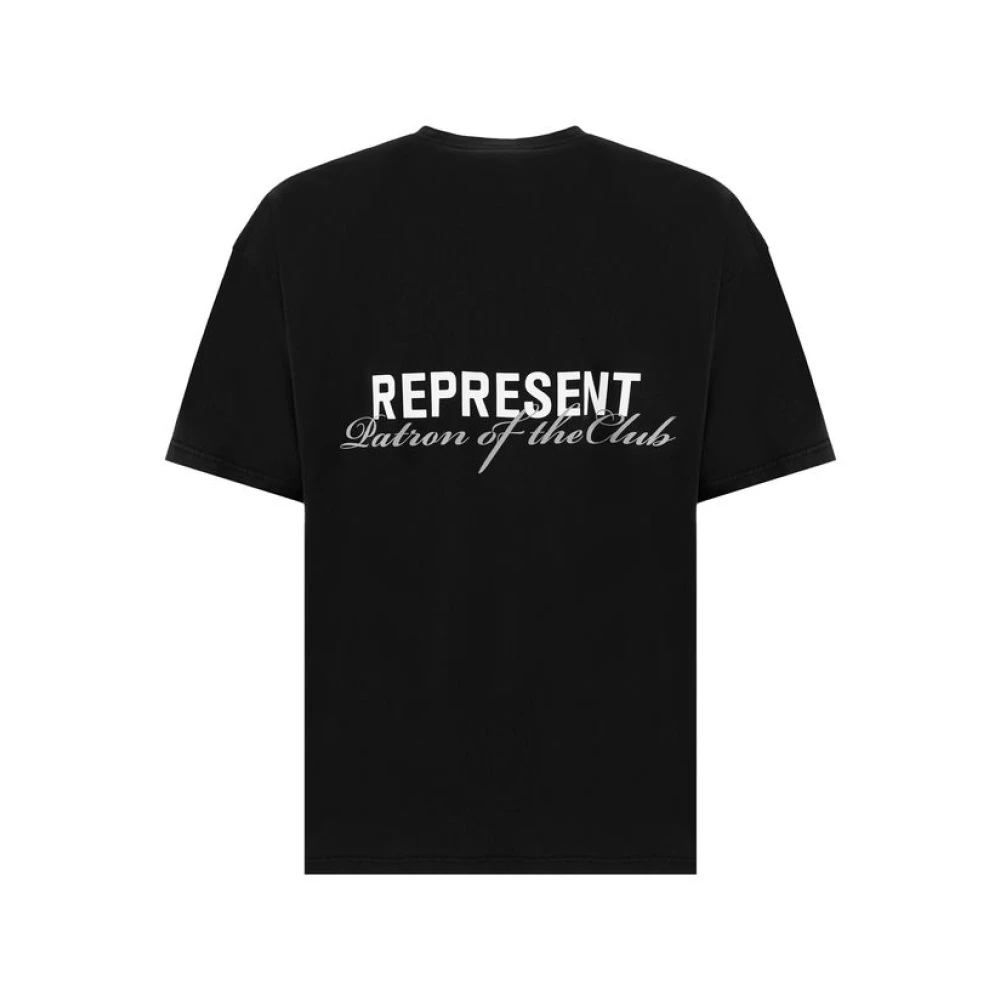 Represent Monogram Katoenen T-shirt Black Heren