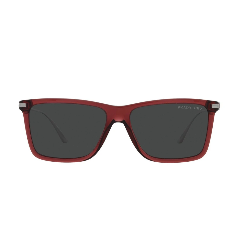 Prada Red Accessories, Unisex,, Trendy Polarized Sunglasses In Medium