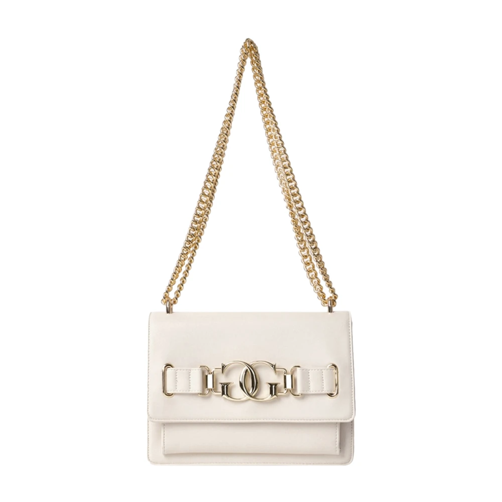 Gaëlle Paris Ivoor Double G Schoudertas Beige Dames