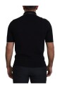 polo-noir-soie-coton