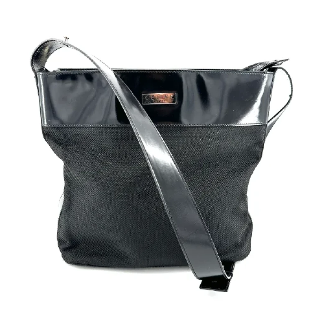 Celine Vintage Pre-owned Nylon celine-bags Black Dames