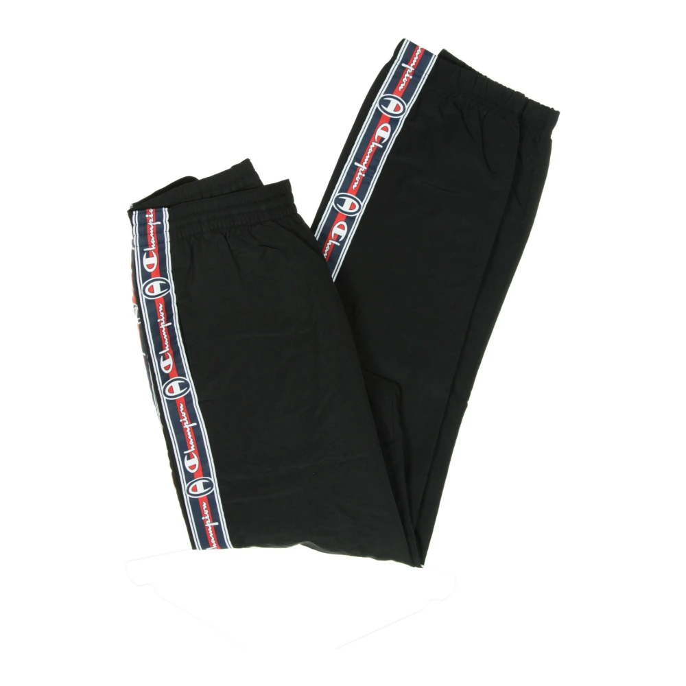 Champion Zwarte Jogger Sweatpants met elastische manchet Black Heren