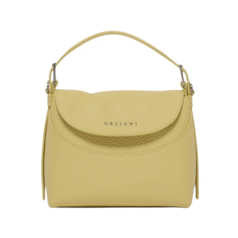 Orciani Women's Yellow Cross Body Bags, One Size, Nana Small Handbag
