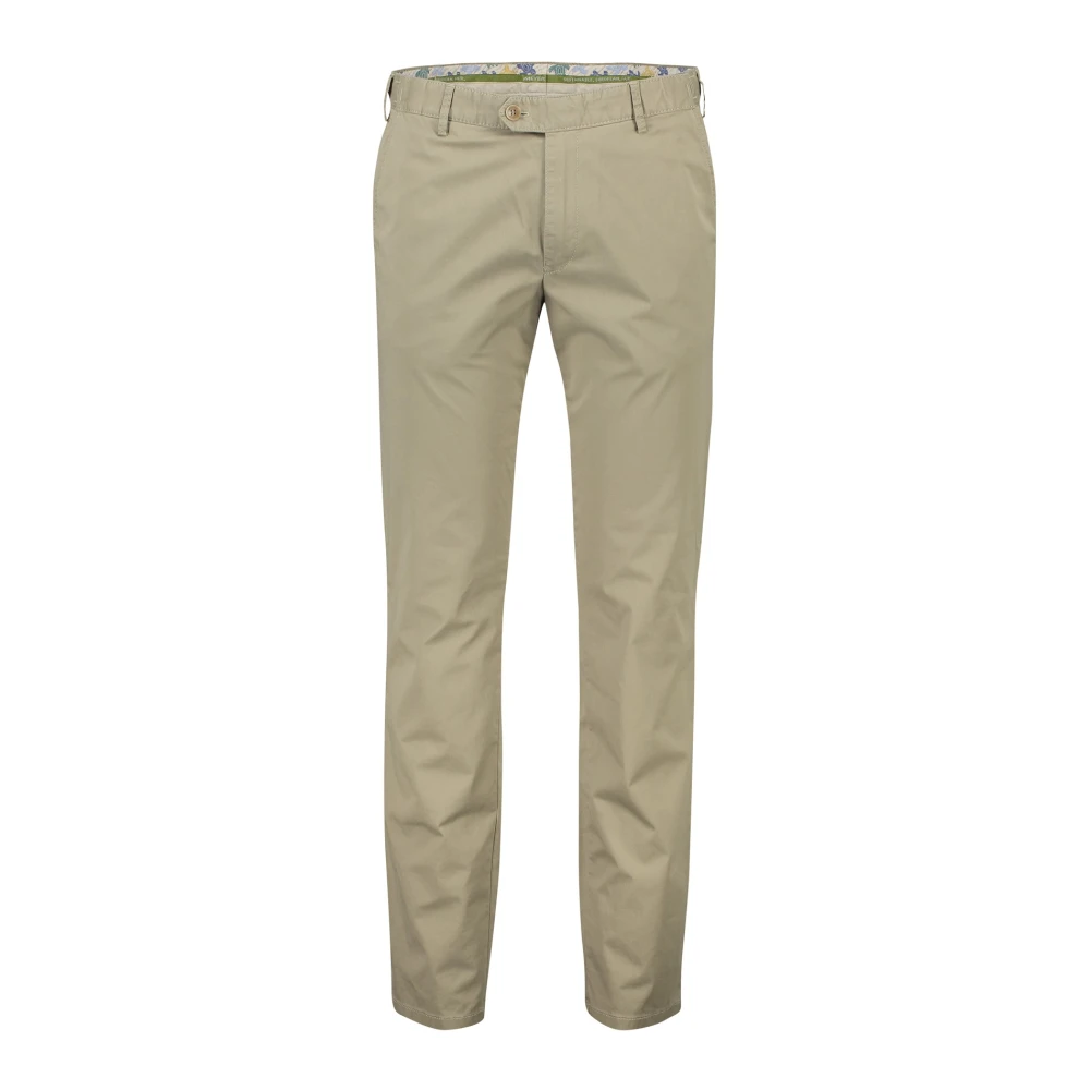 Meyer Bruine katoenen chino broek Oslo Brown Heren