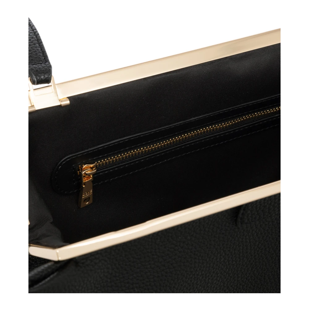 Love Moschino Logo Tote Tas met Kliksluiting Black Dames