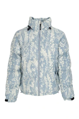 Ray Denim Puff Jacket