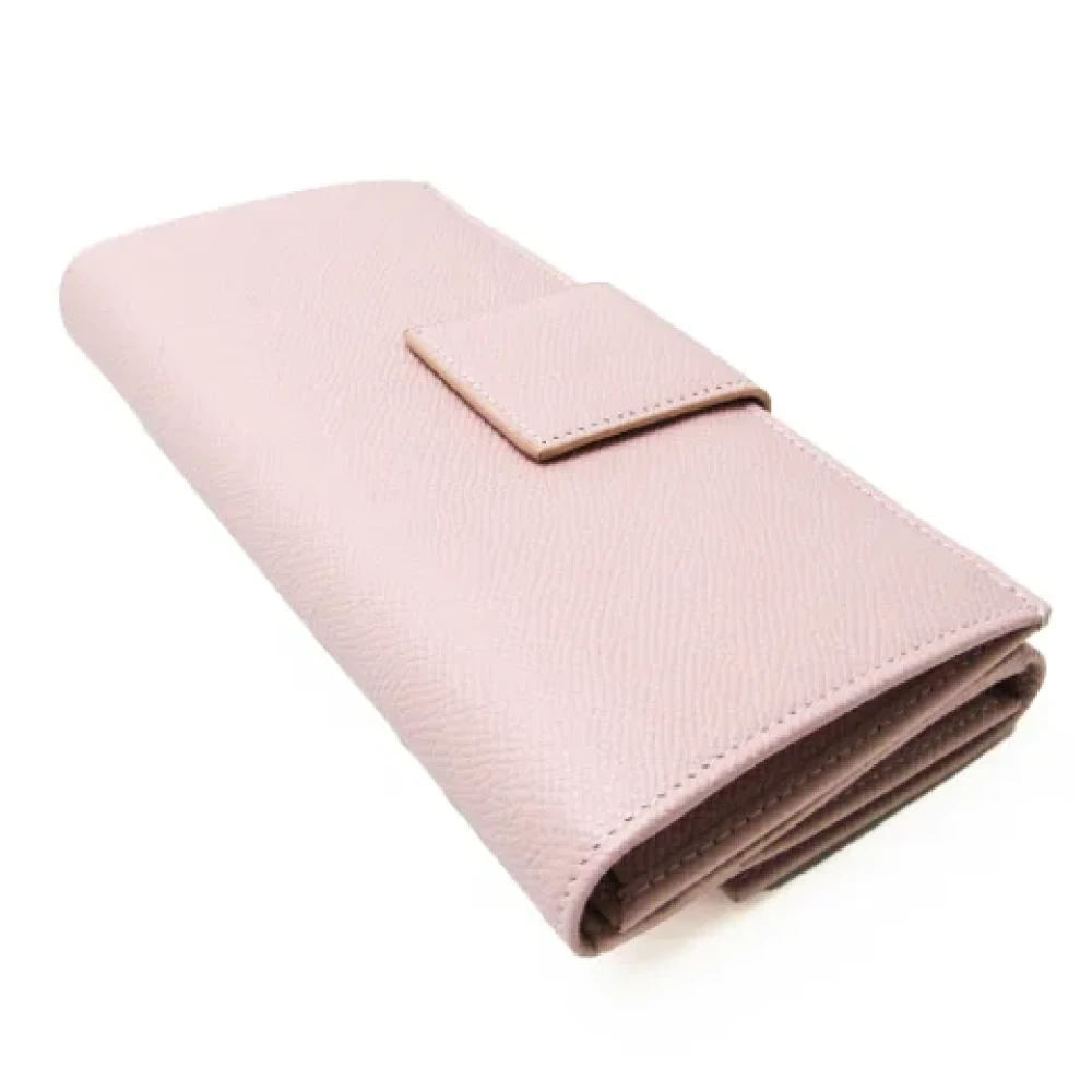 Bvlgari Vintage Pre-owned Leather wallets Pink Dames