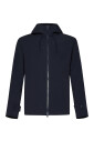 manteau-bleu-deperlant-avec-capuche