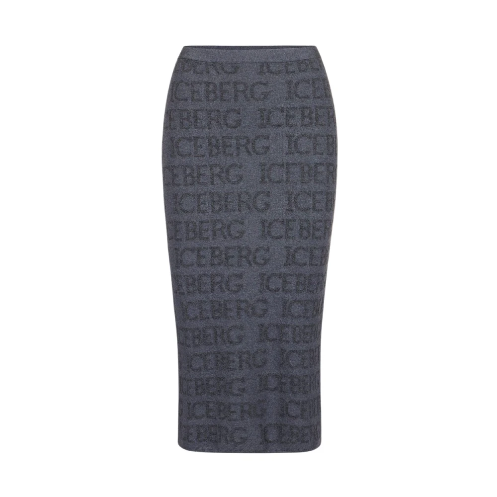Iceberg Rok met ijsbergpatroon Gray Dames