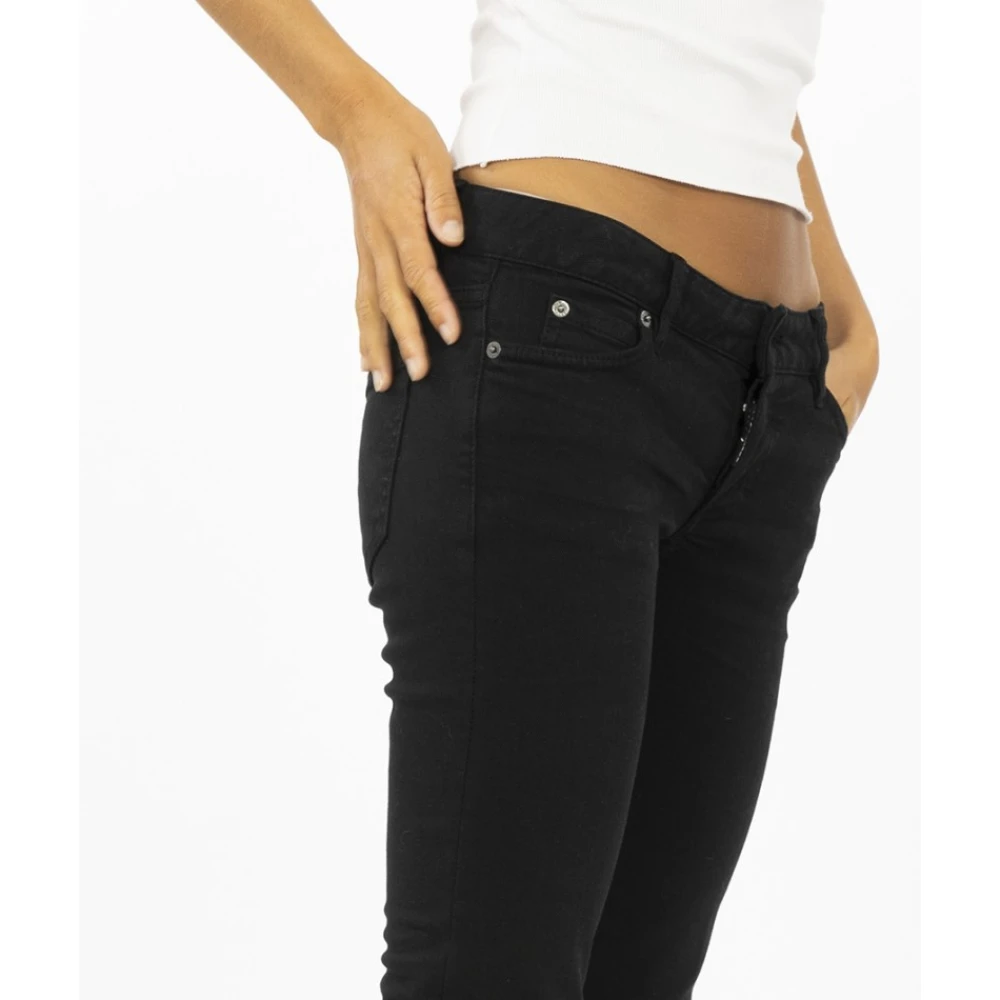 Dsquared2 Cropped Skinny Jeans Black Dames