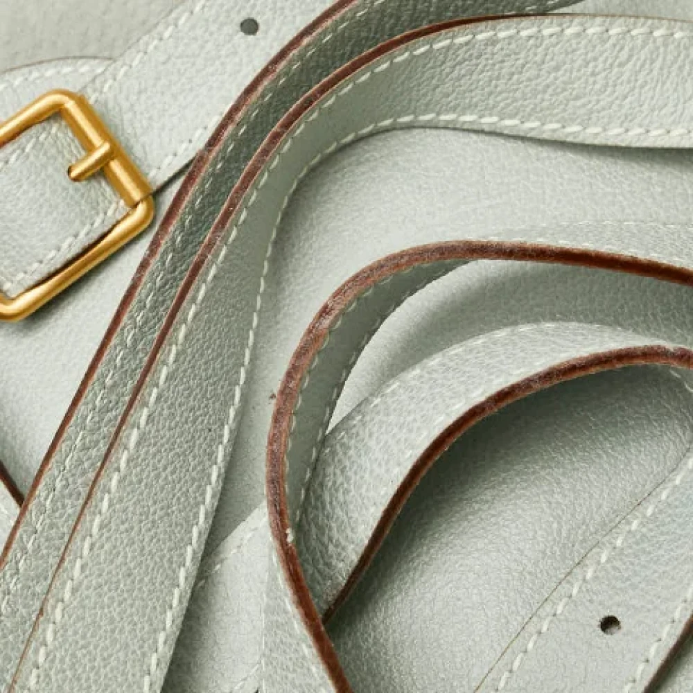Gucci Vintage Pre-owned Leather backpacks Blue Dames