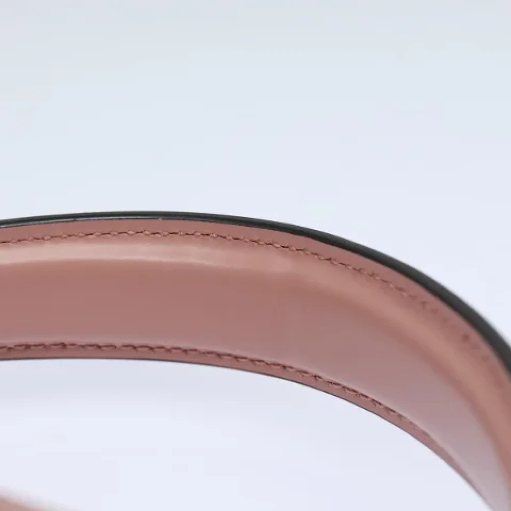 Salvatore Ferragamo Pre-owned Leather shoulder-bags Pink Dames