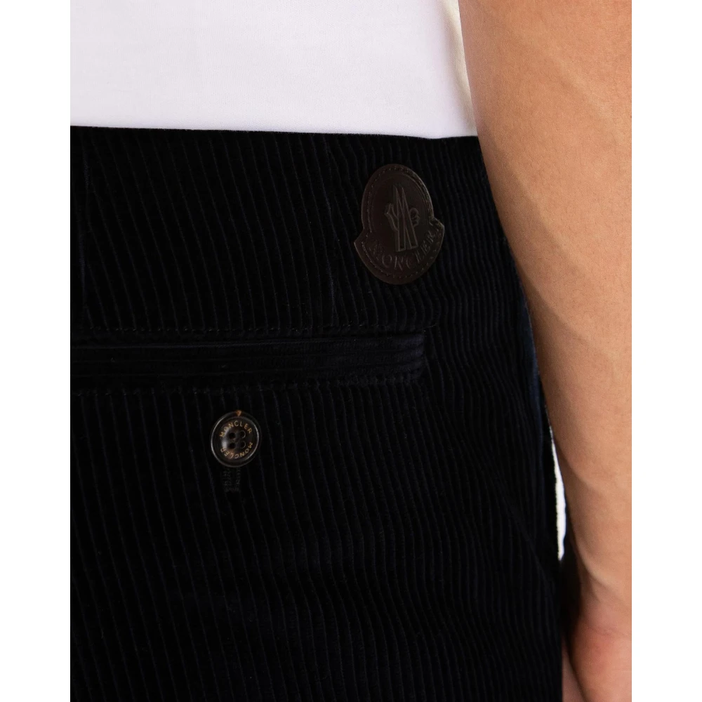 Moncler Heren Stijlvolle Broek Blue Heren