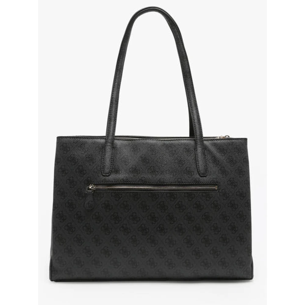Guess Power Play Tech Tote Tas Black Dames