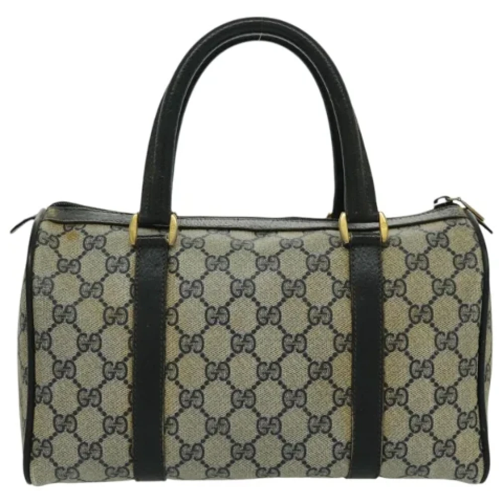 Gucci Vintage Pre-owned Leather gucci-bags Blue Dames