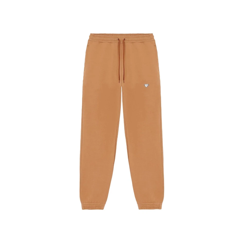 Iuter Katoenen sweatpants Brown Heren