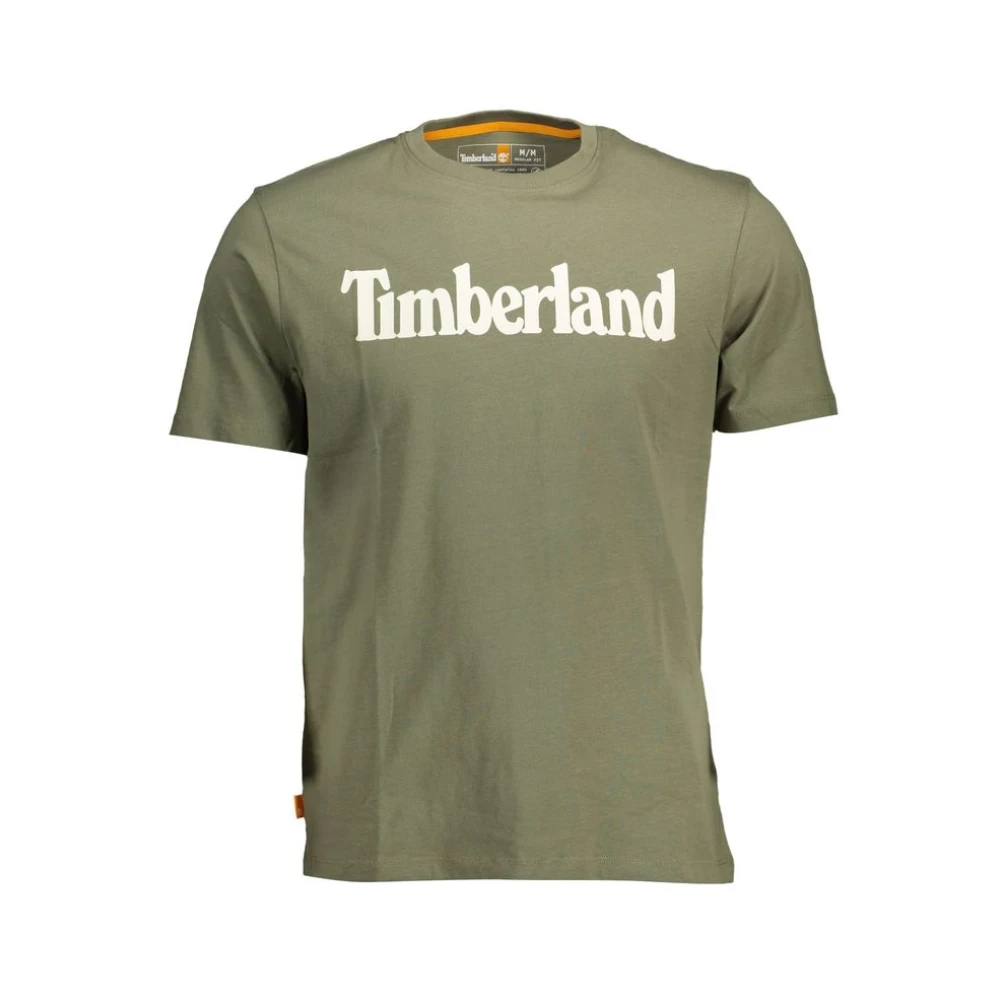 Timberland Korte Mouw Groene Organische Katoenen T-shirt Green Heren