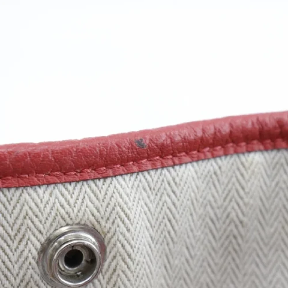 Hermès Vintage Pre-owned Leather handbags Red Dames