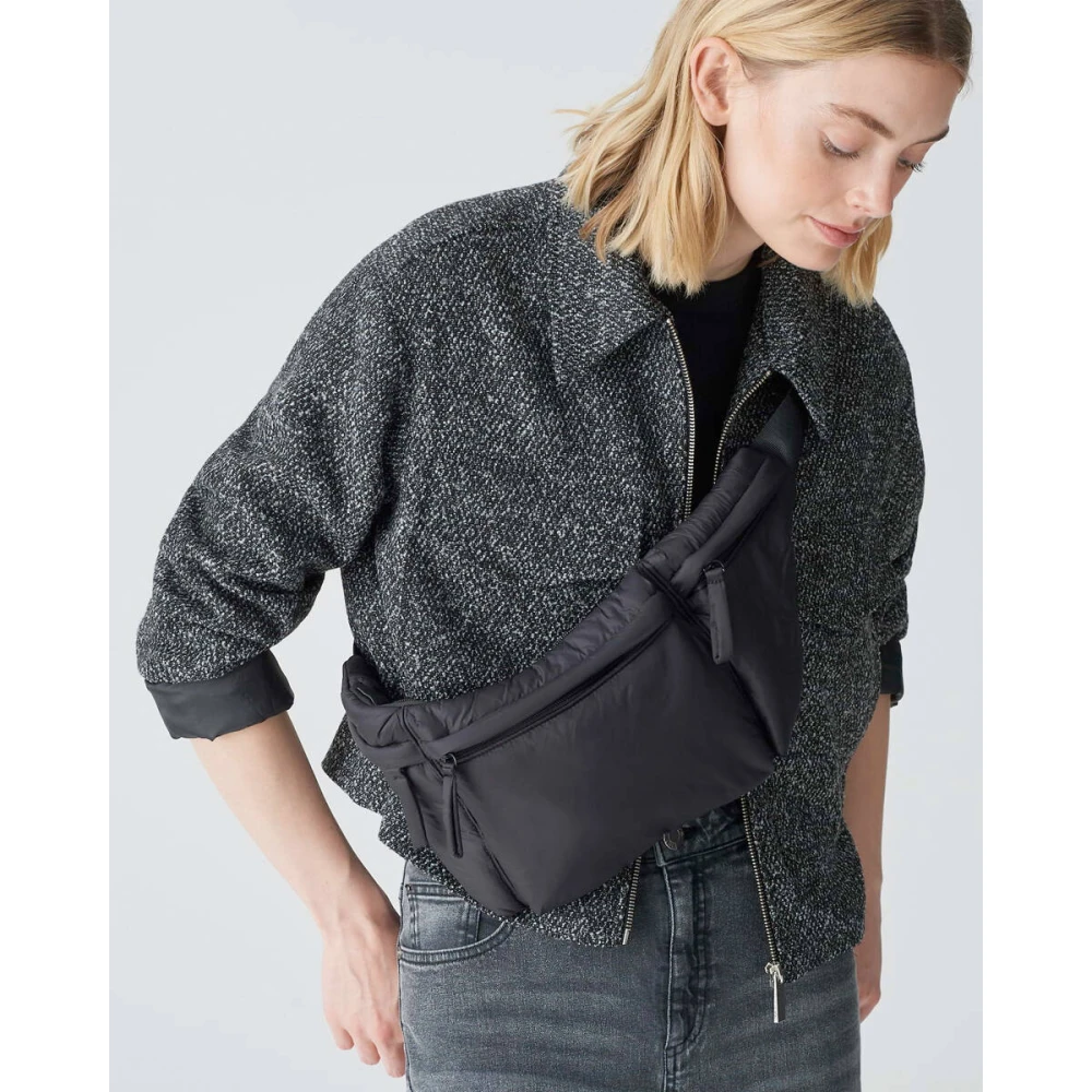 Opus Stijlvolle sjaal met Asandi-tas Black Dames