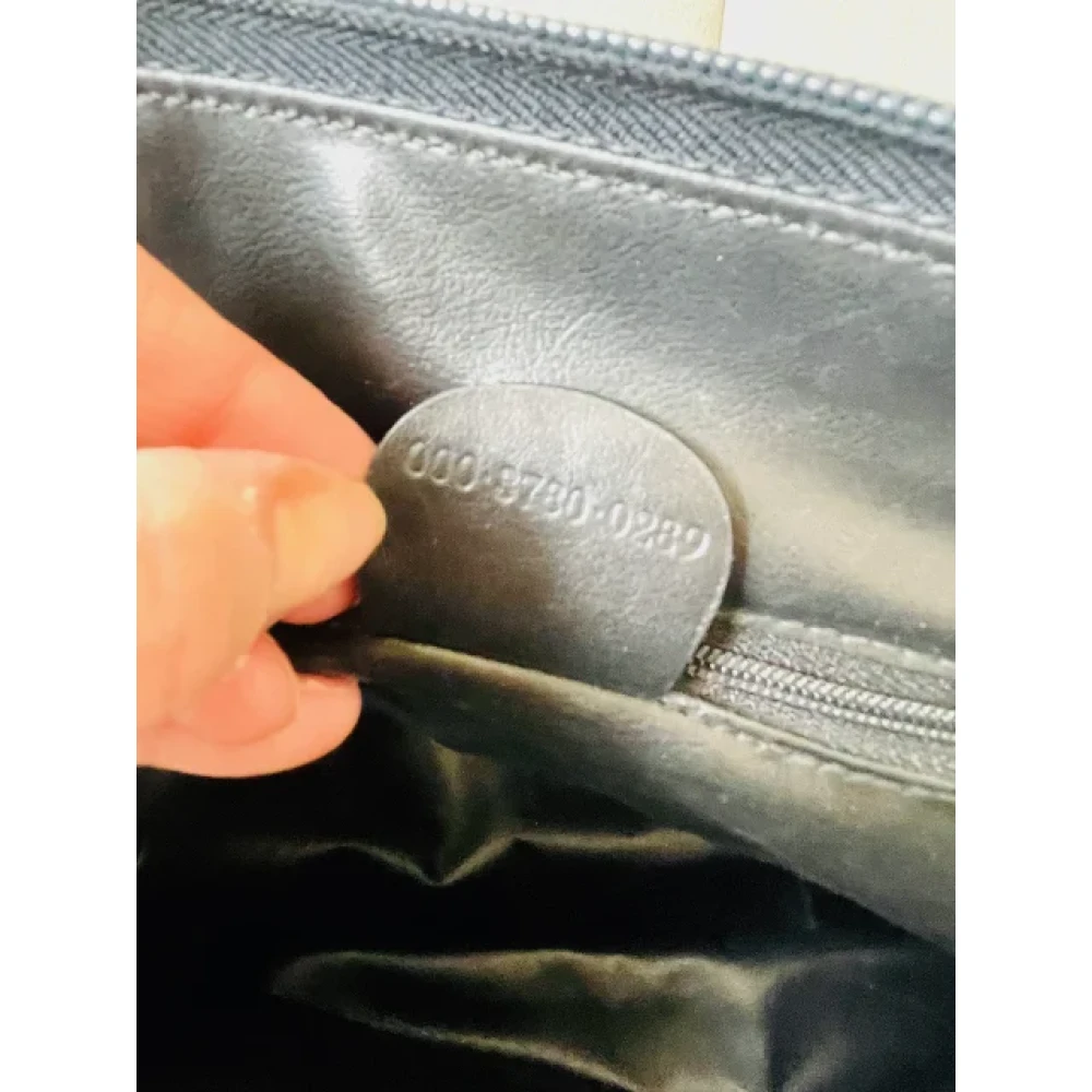 Gucci Vintage Pre-owned Leather gucci-bags Black Dames