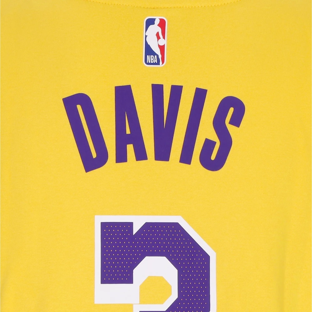 Nike Anthony Davis NBA Fleece Hoodie Yellow Heren