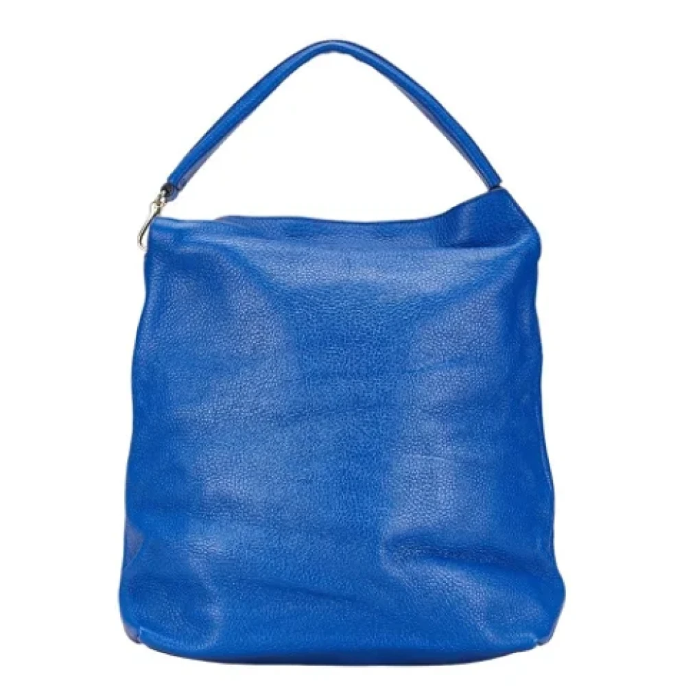 Burberry Vintage Pre-owned Leather handbags Blue Dames