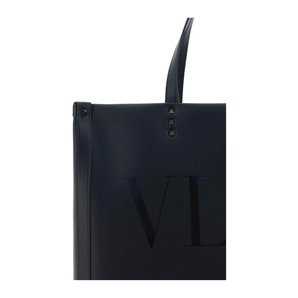 Valentino Garavani Tote handtas met studs en logo Black Heren