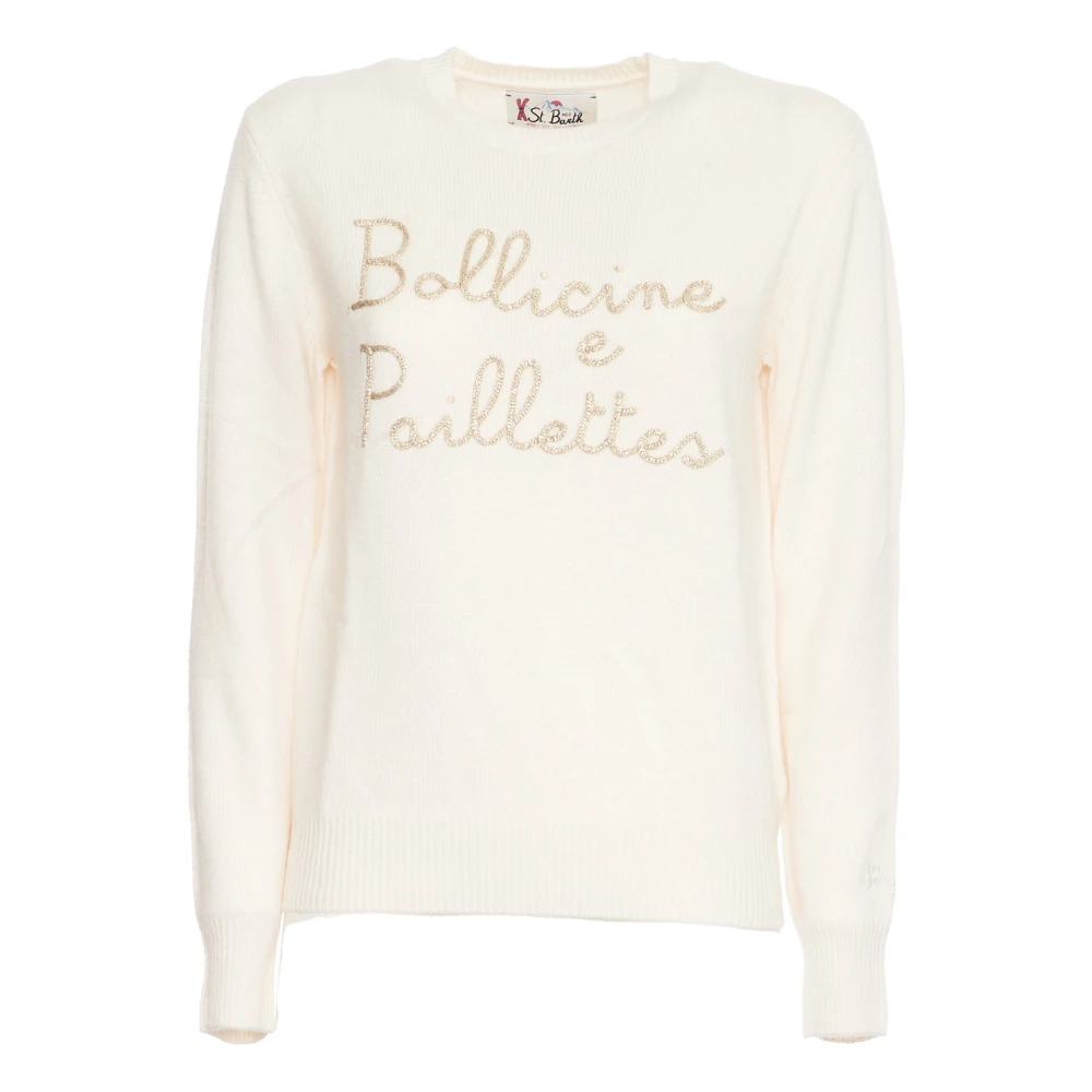 MC2 Saint Barth Beige New Queen Sweater Gebreide kleding Beige Dames